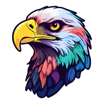 colorful-eagle-head-logo-pop-art-style-eagle-face-sticker-pastel-cute-colors-ai-generated-png